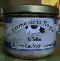 Rillettes de porc cul noir limousin