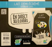 Lait demi-écrémé En Direct Des Éleveurs