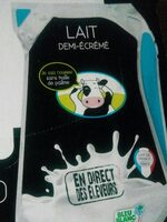 Lait demi-écrémé stérilisé u.h.t