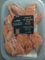 Émietté de saumon fumé mi-cuit