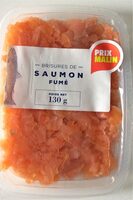 Brisures de saumon fumé