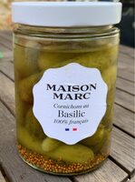 Cornichons au Basilic