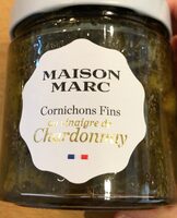 Cornichons au vinaigre de Chardonnay