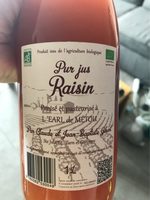 Pur jus de raisin Bio