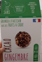 Granola cacao gingembre