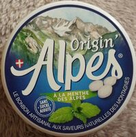 Origin alpes pastilles menthe