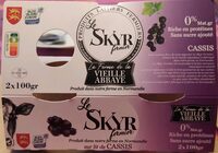 Le Skyr Fermier sur lit de cassis x 2