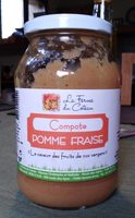 Compote pomme fraise