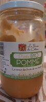Purée bio de pommes