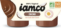 Yaourt Végétal Cacao Au Lait De Coco