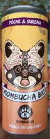 Kombucha bio pêche et sureau
