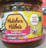 Confiture rhubarbe et miel