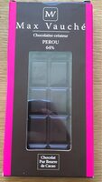 Tablette de chocolat 64% Pérou