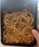 Tallarines au poulet curry