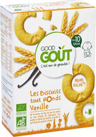 Biscuits tout ronds à la vanille