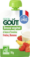 Brassé végétal avoine fraise banane