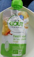Brassé végétal au lait d'amande poire-Good Gout-90g