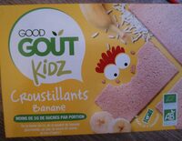 Croustillants banane-Good Gout Kidz-110g