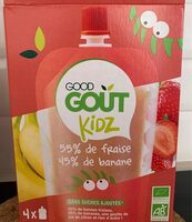 Good goût kidz - fraise / banane