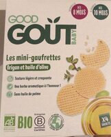 Les mini gaufrettes origan et huile d’olive