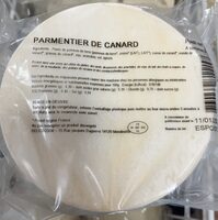 Parmentier de canard
