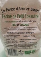 Farine de petit épeautre