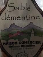 Sablé clémentine
