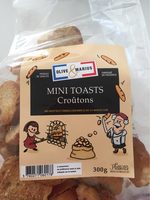 Mini toasts croutons