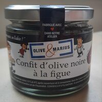 Confit d'olive noire à la figue