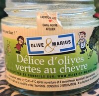 Délice d'olives vertes au chèvre