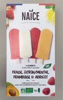 4 sorbets Plein Fruit Glacés