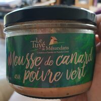 Mousse de canard au poivre vert