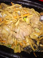 Crevette sauce aigre-douce et riz cantonnais