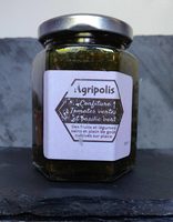 Confiture tomates vertes et basilic