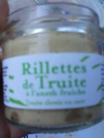 Rillettes de truite à l'aneth fraîche