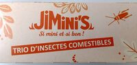 Trio d'insectes comestibles