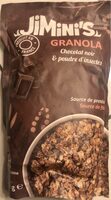 Granola chocolat noir et poudre d’insectes