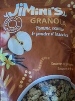 Granula pomme, vanille et poudre d'insectes