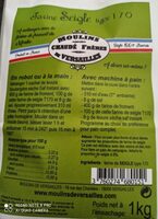Farine de seigle type 170