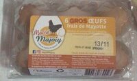 6 gros oeufs