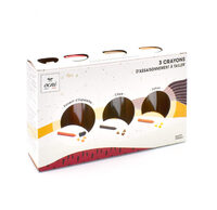 Coffret Épicurien - 3 Crayons d'assaisonnements à tailler