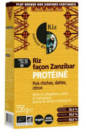 Riz facon zanzibar protéiné