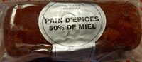 Pain d'epices 50% de miel