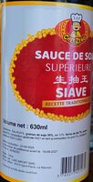 Sauce de soja supérieure