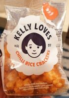 Chili rice crackers