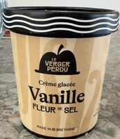Creme glace vanille fleu de sel