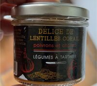 Delice de lentilles corail