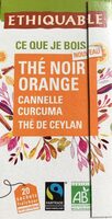 Thé noir orange cannelle curcuma