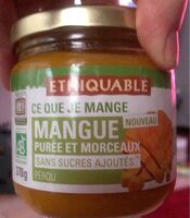 Mangue puree et morceaux