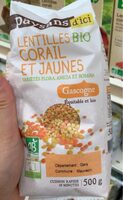 Lentilles corail et jaunes bio